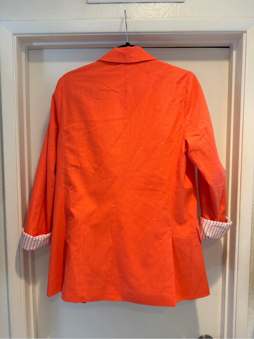 Anthropologie Coral Double-Breasted Blazer Jacket - Picture 2 of 5